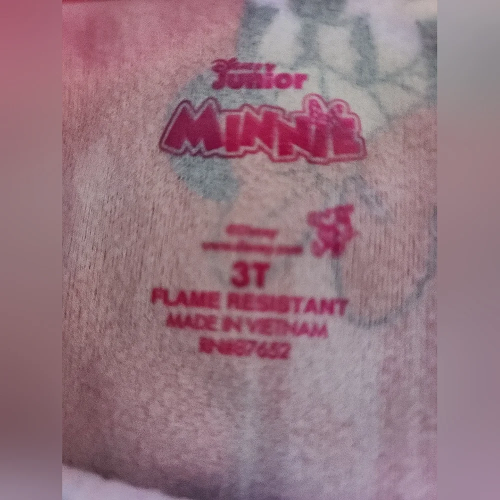 Disney Junior Minnie Toddler Girl Nightgown Size 3T - Picture 3 of 3